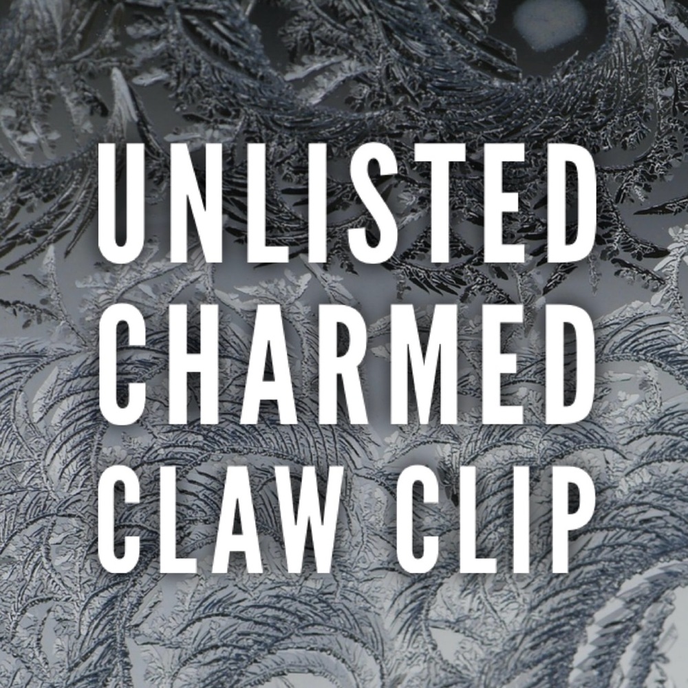 One Handmade Charmed Claw Clip